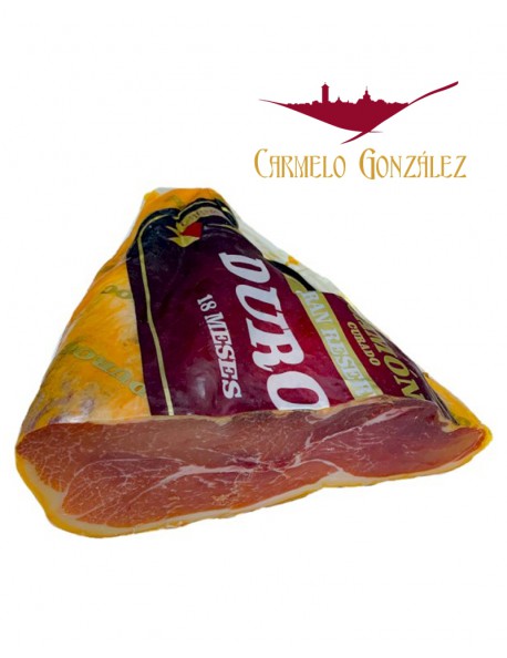 MEDIO CENTRO DE JAMÓN CURADO DE RAZA DUROC SIN HUESO