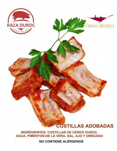 Costillas Adobadas, Sólo con Especias Naturales