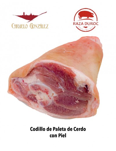 codillo de paleta cerdo duroc fresco para asar