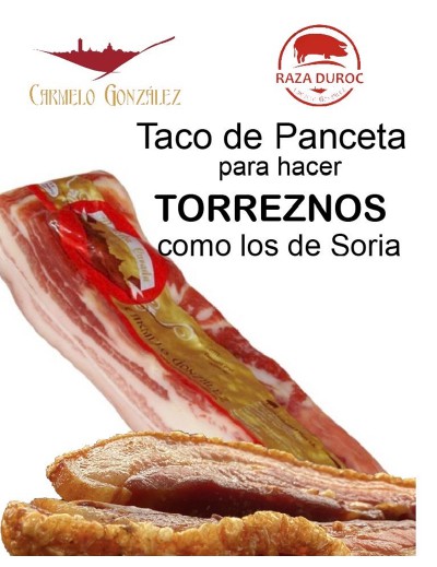 TACO DE PANCETA PARA ELABORAR TORREZNOS +0.5 k