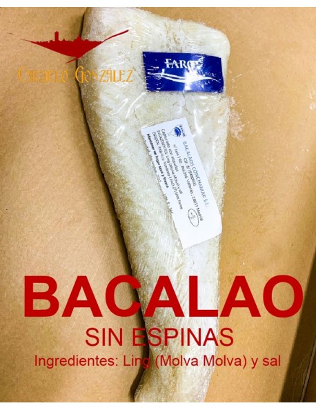 Bacalao sin espina islas faroe