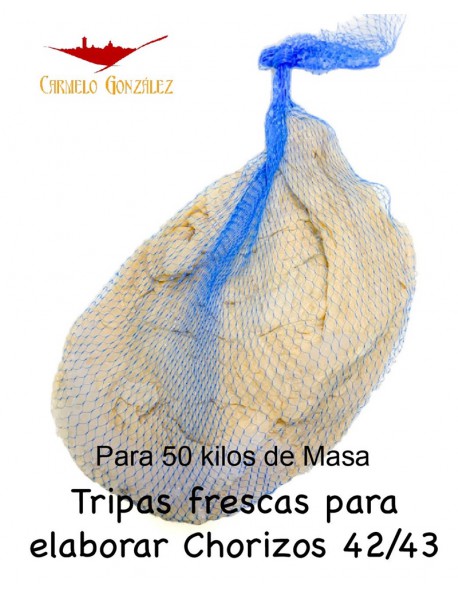 COMPRAR TRIPAS PARA EMBUTIR CHORIZO 42/43