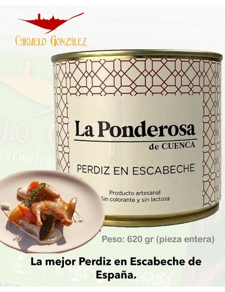  Comprar la mejor perdiz en escabeche de españa al mejor precio plato precocinado La Ponderosa de Cuenca