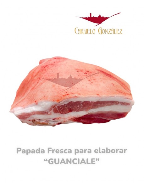 COMPRAR GUANCIALE O GUANCHALE DE PAPADA FRESCA DE CERDO DUROC MUY FRESCA PARA TUS RECETAS ITALIANAS CARNICERIA SERVICIO A DOMICI