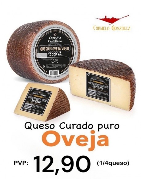 cuarto de QUESO PURO OVEJA CAPRICHO CASTELLANO