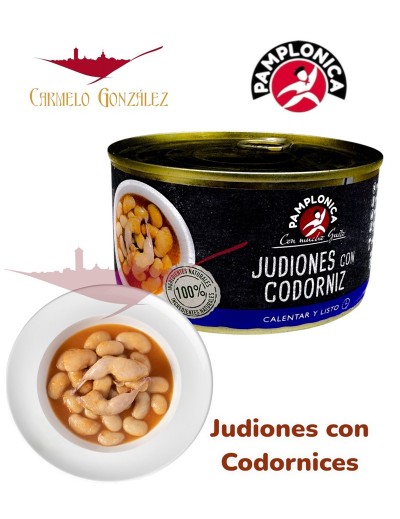 Judiones con Codornic Pamplonica